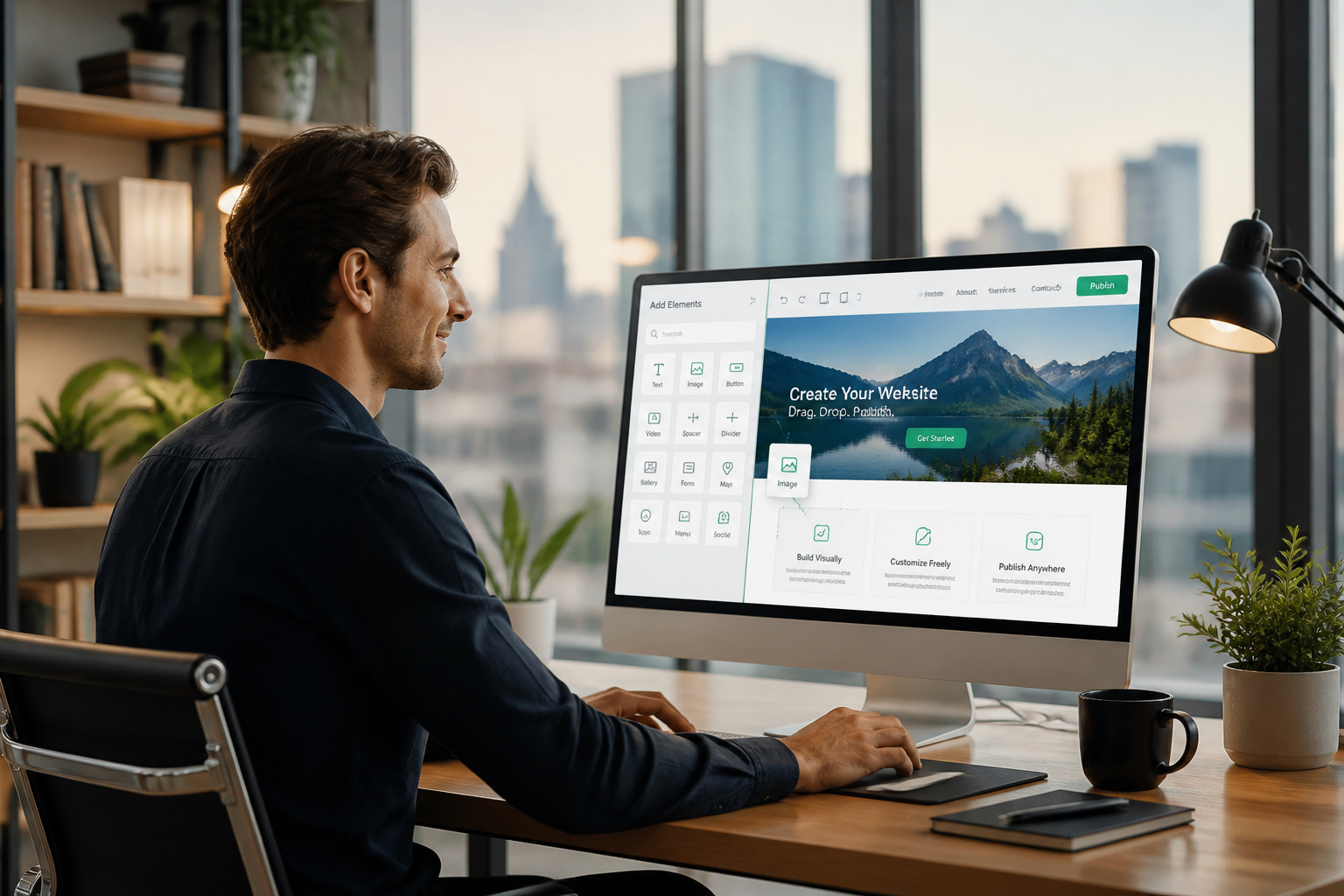 Creation de site web sans code