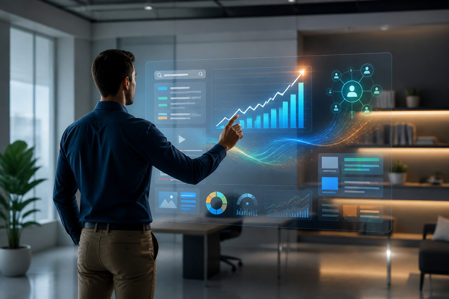 Analyse de donnees marketing holographique