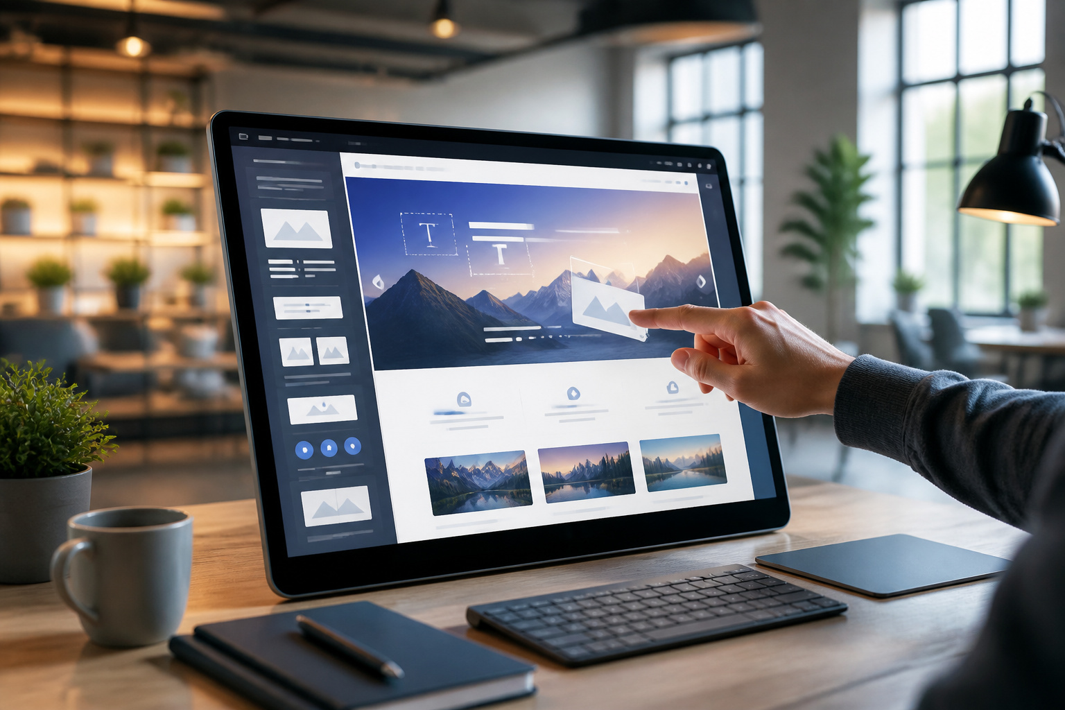 Conception de site web sans code